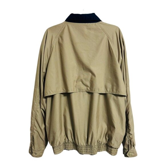 Disney Store Mens XXL Jacket Tan Golf Dad Mickey Mouse Embroidery Full Zip Vent - Picture 3 of 14